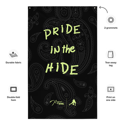 REGINA™️ Softball Classic Paisley Flag -  "Pride In The Hide"