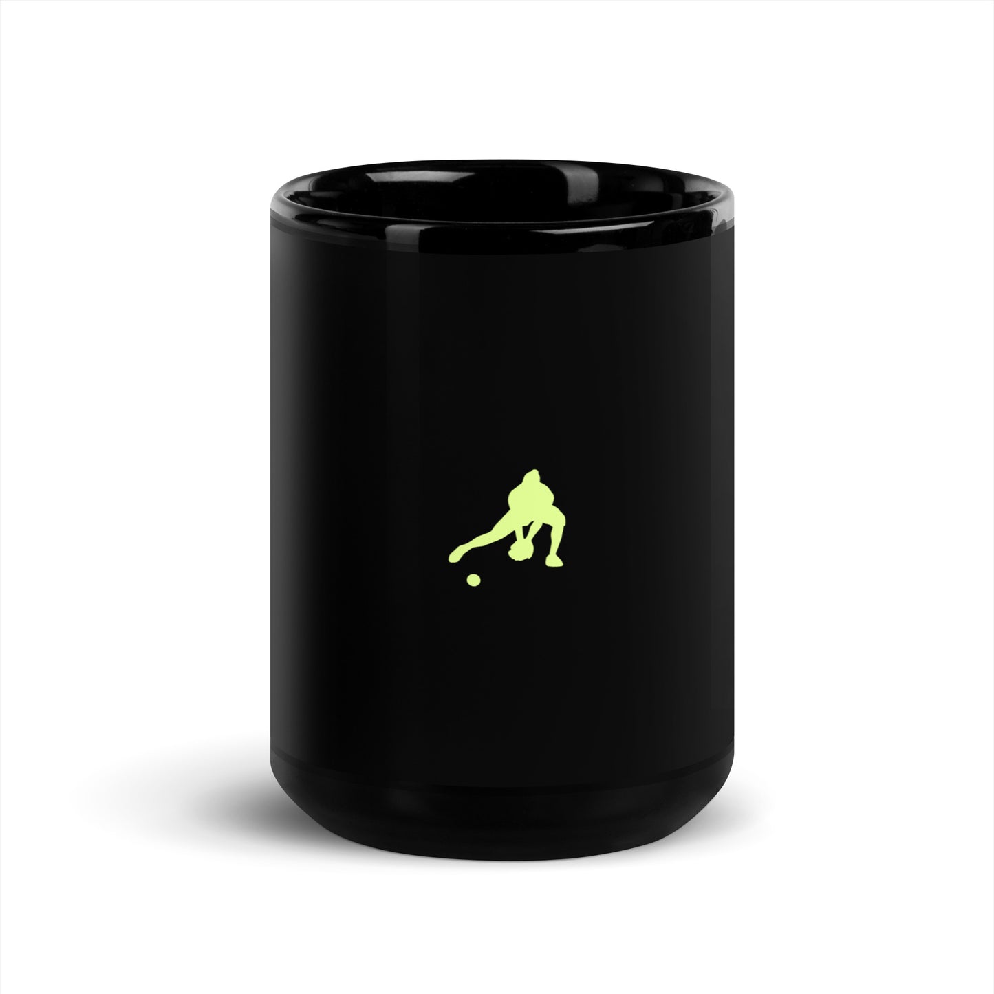 REGINA™️ Softball Black Glossy Mug